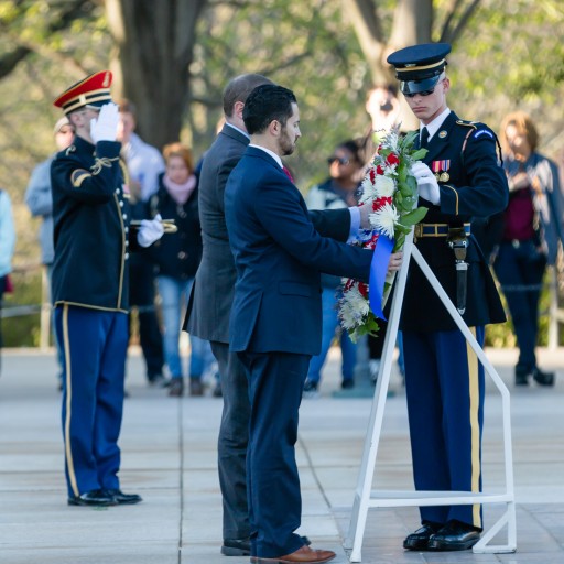Jersey Memorial Group Honors Veterans at the Tomb of the Unknown Soldier