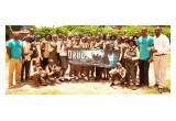 Youngsters pledge to live drug-free.
