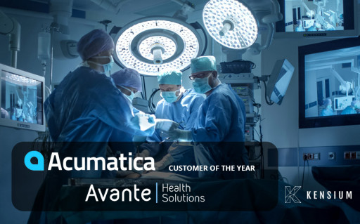 Kensium Client Avante Health Solutions Wins Acumatica Customer of the Year for 2023