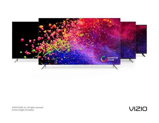 Award-Winning VIZIO 2019 TV Collection Now Available at Retailers Nationwide