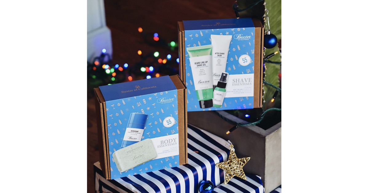 Baxter of California Launches OneStop Holiday Shop for All Men's