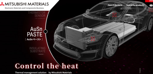 Mitsubishi Materials Launches New Website to Propose Solutions to 'Control the Heat' in xEVs