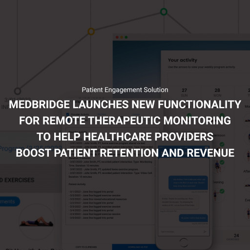 MedBridge Launches New Functionality for Remote Therapeutic Monitoring