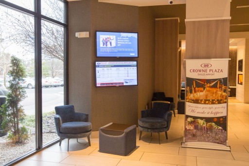 Crowne Plaza Dulles & Conference Spaces Get a Digital Signage Upgrade
