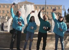 Volunteers from the Church of Scientology Athens held a drug-prevention rally January 15, 2017, in Syntagma Square, where they handed out thousands of copies of the Truth About Drugs booklets.