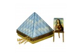 Louvre Museum Glass Pyramid & Mona Lisa Painting Limoges Box LimogesCollector.com