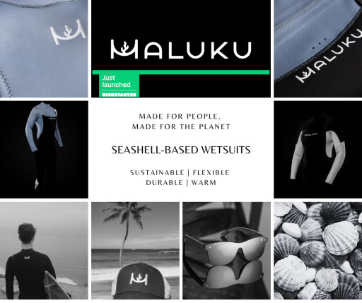 Maluku, LLC Introduces Eco-Friendly, Seashell-Based Wetsuits for Water Sports Enthusiasts