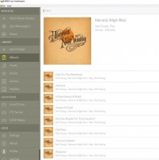 Album view in BRIO