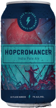 Hopcromancer Beer Can Design Label