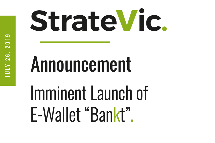 Stratevic Finance Group AB Announces the Imminent Launch of Its New Brand Bankt Newswire