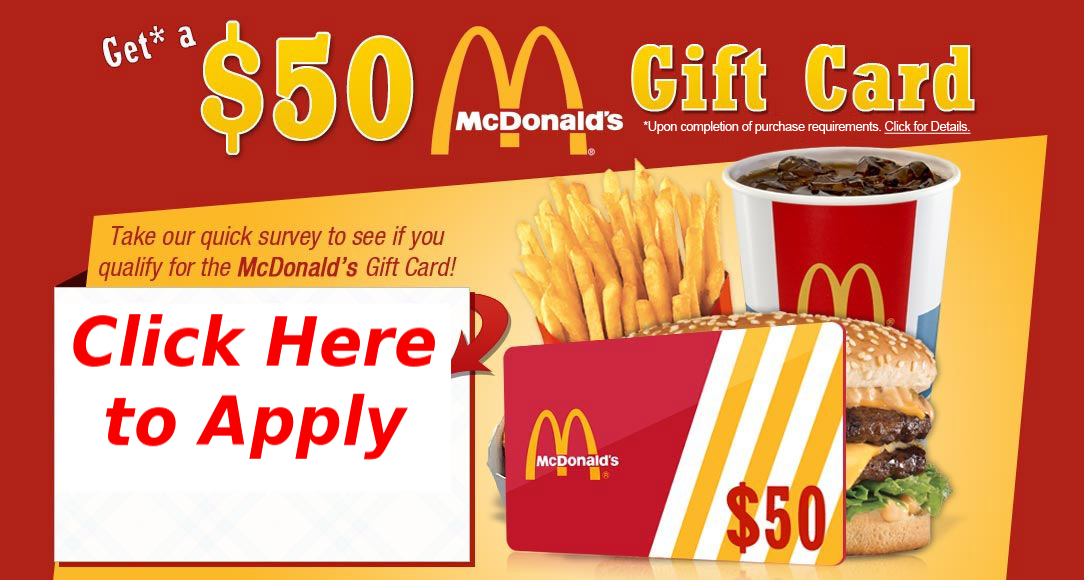 McDonald's Gift Card