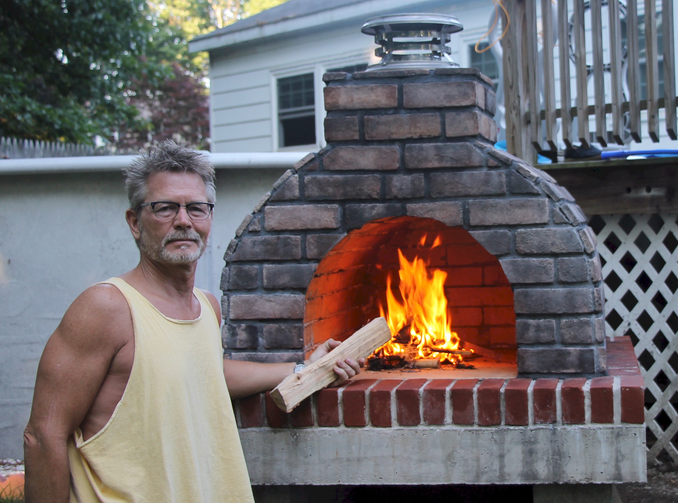 Outdoor Diy Wood Fired Brick Pizza Oven With Colored 6938