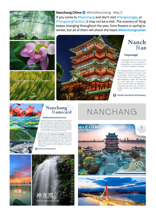 Twitter's 'Nanchang China' Invites Overseas Netizens on an Enchanting Virtual Journey Through Charming Nanchang