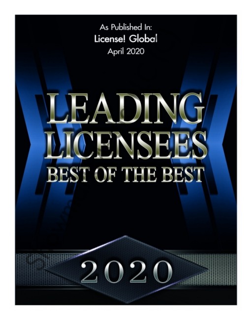 Just Funky Makes 'Top 150 Leading Licensee' Awards for Fourth Year in a Row