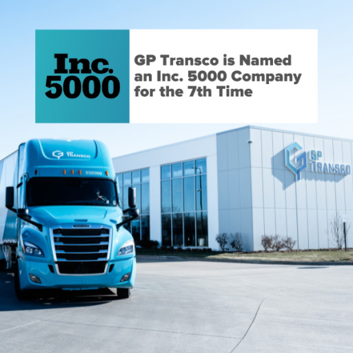 GP Transco is Named an Inc. 5000 Company for the 7th Time