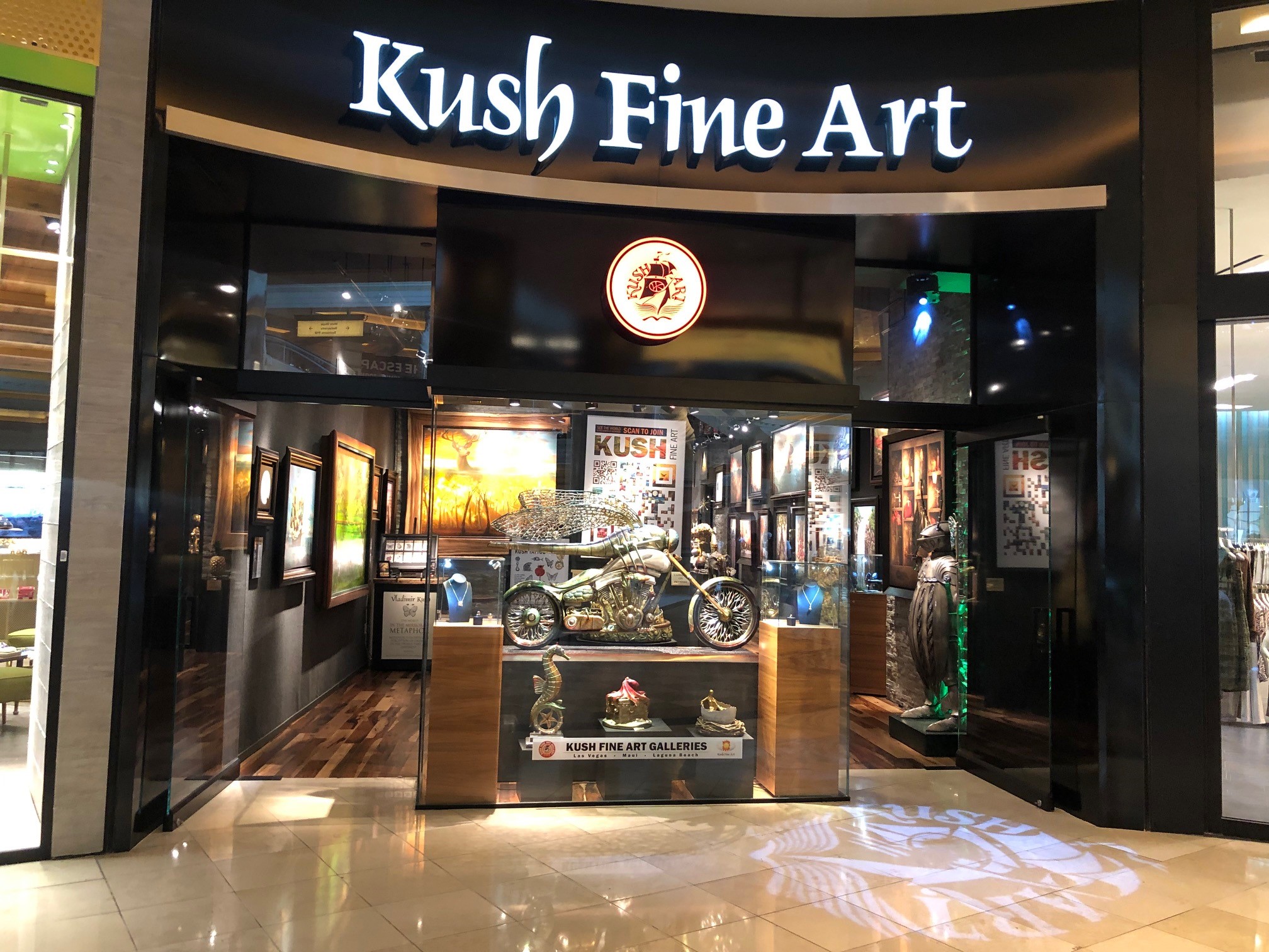 Kush Fine Art Gallery Celebrates Its 10th Anniversary At Caesars Palace Newswire