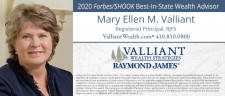 Mary Ellen Valliant, AIF®, Founder and Managing Partner of Valliant Wealth Strategies and Registered Principal with Raymond James Financial Services, Inc.