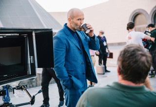 Jason Statham has been spotted in Qatar filming