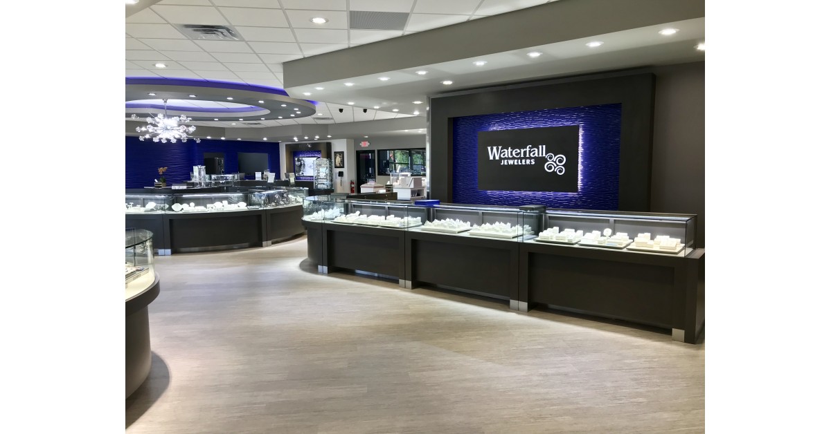 waterfall jewelry store