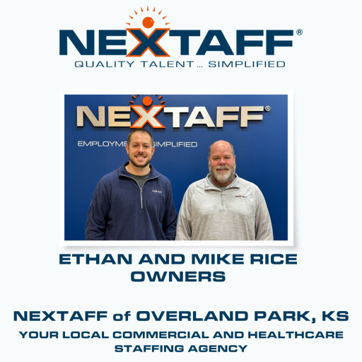 Staffing Industry Leader NEXTAFF Announces New Ownership of Overland Park, KS, Offices