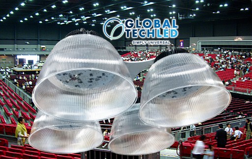 New LED Lighting Possibilities for Arenas, Convention Centers, Indoor Sports with the Pro-Bracket Mounting System for LED High Bays