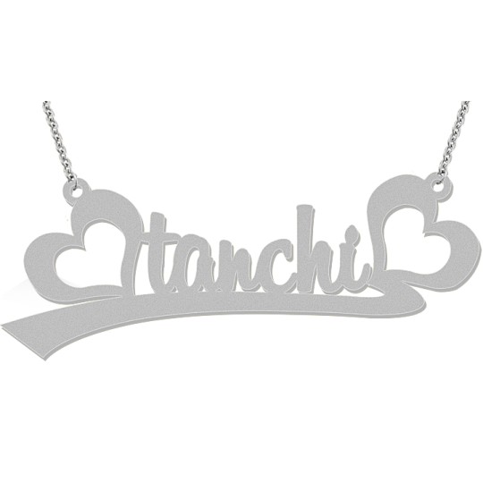 Name tag necklace