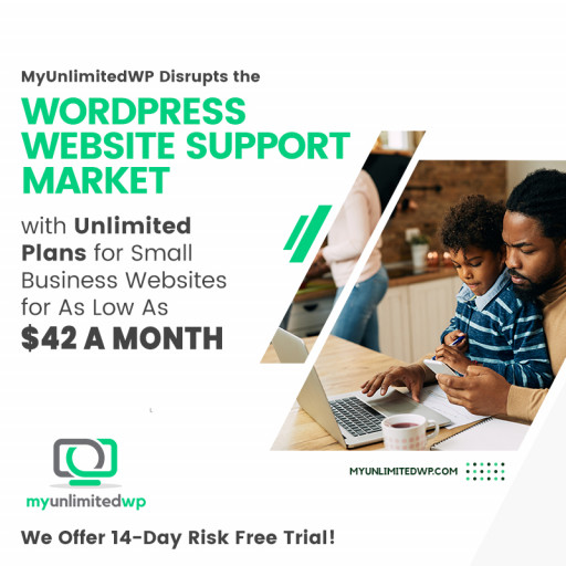 MyUnlimitedWP Disrupts the WordPress Website Support Market with Unlimited Plans for Small Business Websites for As Low As  a Month