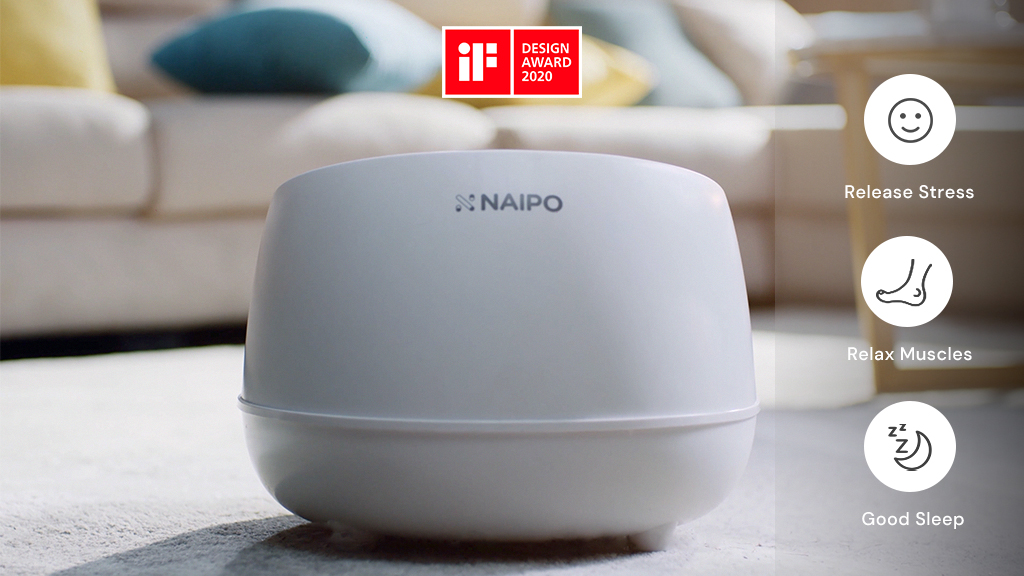 NAIPO Announces World's 1st Smart Steam Massager Foot Spa oFlexiSpa