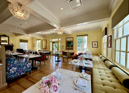 D L English Design 'Comes Up Roses' With New Rose Garden Tea Room Interiors Project at The Huntington