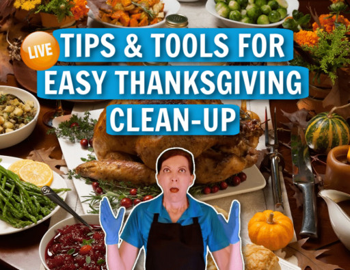 Savvy Cleaner CEO Angela Brown Teaches New Masterclass on Easy Thanksgiving Cleanup Tools