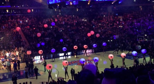 NY Knicks Feature LED Light Show at Madison Square Garden