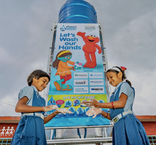 Planet Water Foundation handwashing project in Pune, India. October 2021