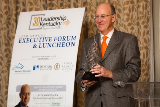 Leadership Kentucky Honors Bill Goodman with 2014 Flame of Excellence Award