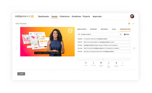 IntelligenceBank Launches New Closed Captioning Capability for Accessibility Compliance