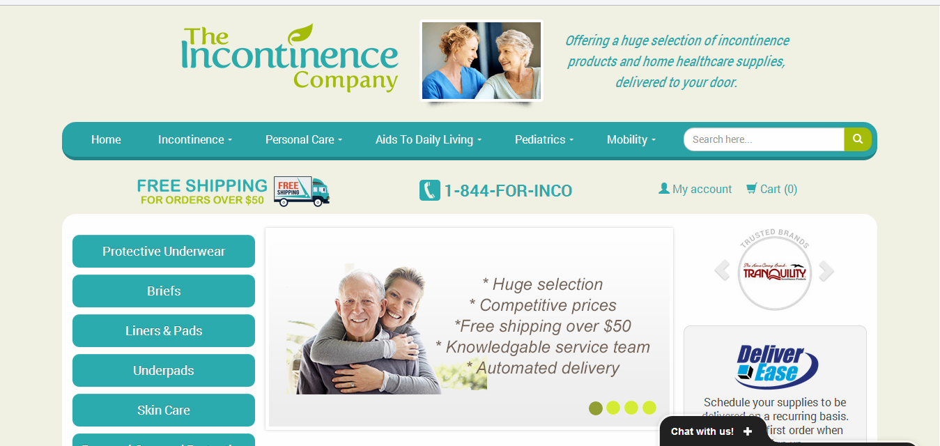 New Company Announces Unique Service To 'Ease' Incontinence Product