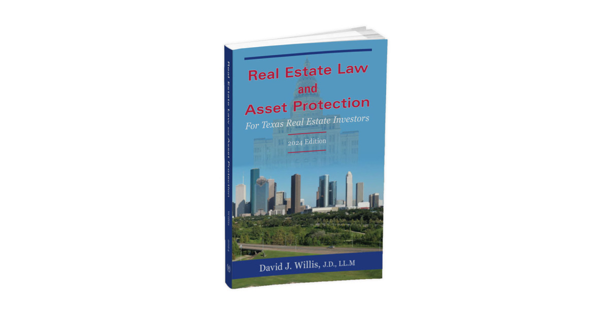 Attorney David J. Willis Announced Publication of the 2024 Edition of His Book 'Real Estate Law