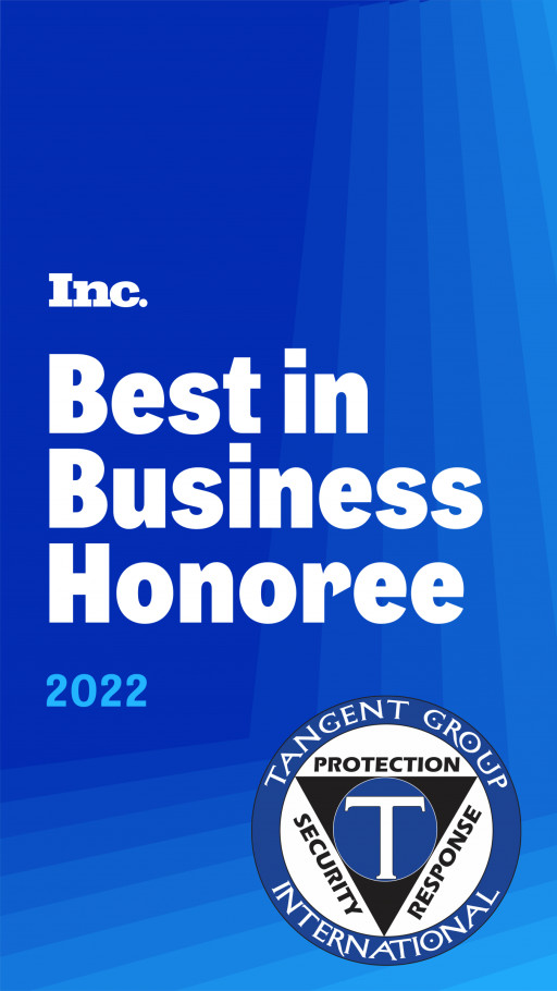 Tangent Group International Named to Incs 2022 Best in Business List in Security