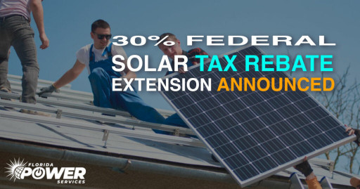 30 Federal Solar Tax Rebate Extension Announced For Solar 