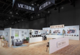 Victrola booth at CES 2019 