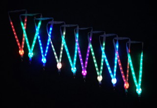 Light Up Lanyards Create Synchronized Light Effects at Events