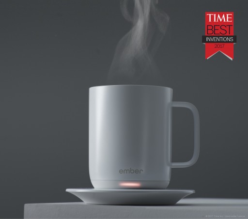 Ember® Ceramic Mug Featured in TIME Magazine's 25 Best Inventions of 2017