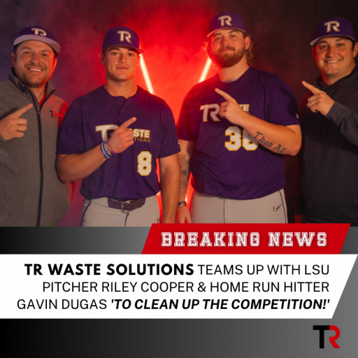 TR Waste Solutions Announces a NIL Partnership With LSU Baseball Players Riley Cooper and Gavin Dugas