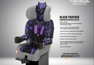 Black Panther combination booster car seat