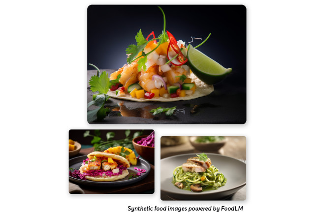 Synthetic Food Images Powered by FoodLM