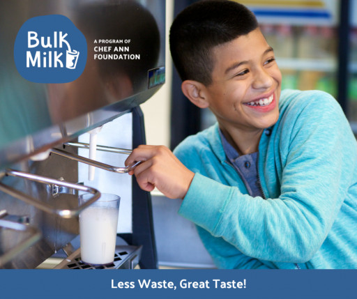 The Bulk Milk Solution: Chef Ann Foundation Launches National Program to Help Schools Reduce Food Waste