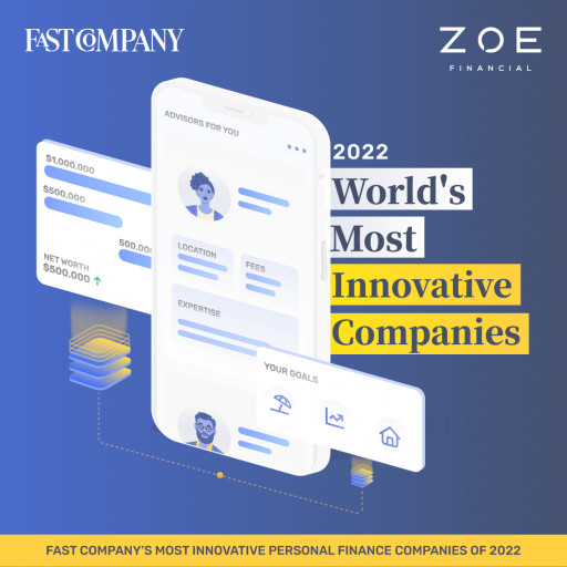 Zoe Financial Named to Fast Company's Most Innovative Companies 2022