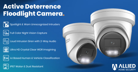 Active Deterrence Floodlight Camera