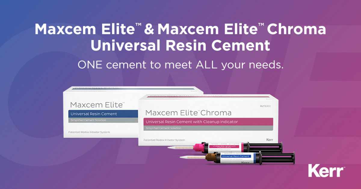 Maxcem Elite™ and Maxcem Elite™ Chroma Universal Resin Cements