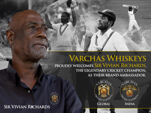 Varchas Whiskeys Announces West Indies’ Legendary Cricket Champion Sir Vivian Richards as Brand Ambassador for Their Premium Whiskeys