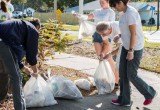 North Greenwood Community Cleanup volunteers